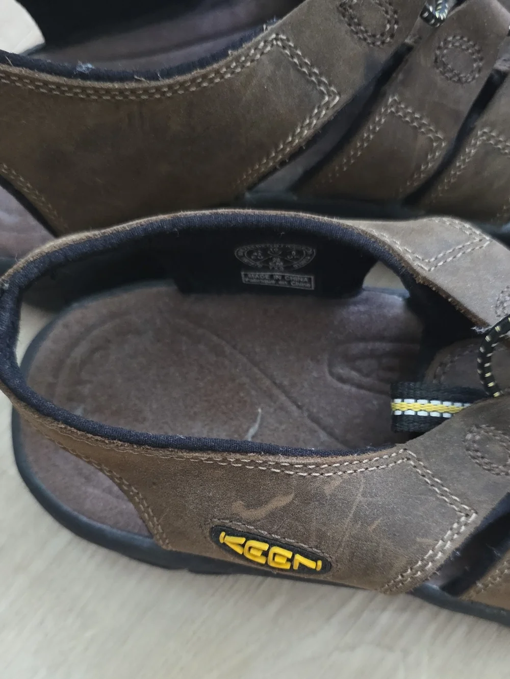 KEEN Newport Waterproof Leather Hiking Sandals Brown